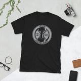 Black t-shirt grey/silver logo