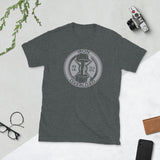 Dark heather t-shirt grey/silver logo